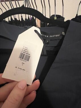 NWT The English Factory Navy Shift Dress from Anthropologie